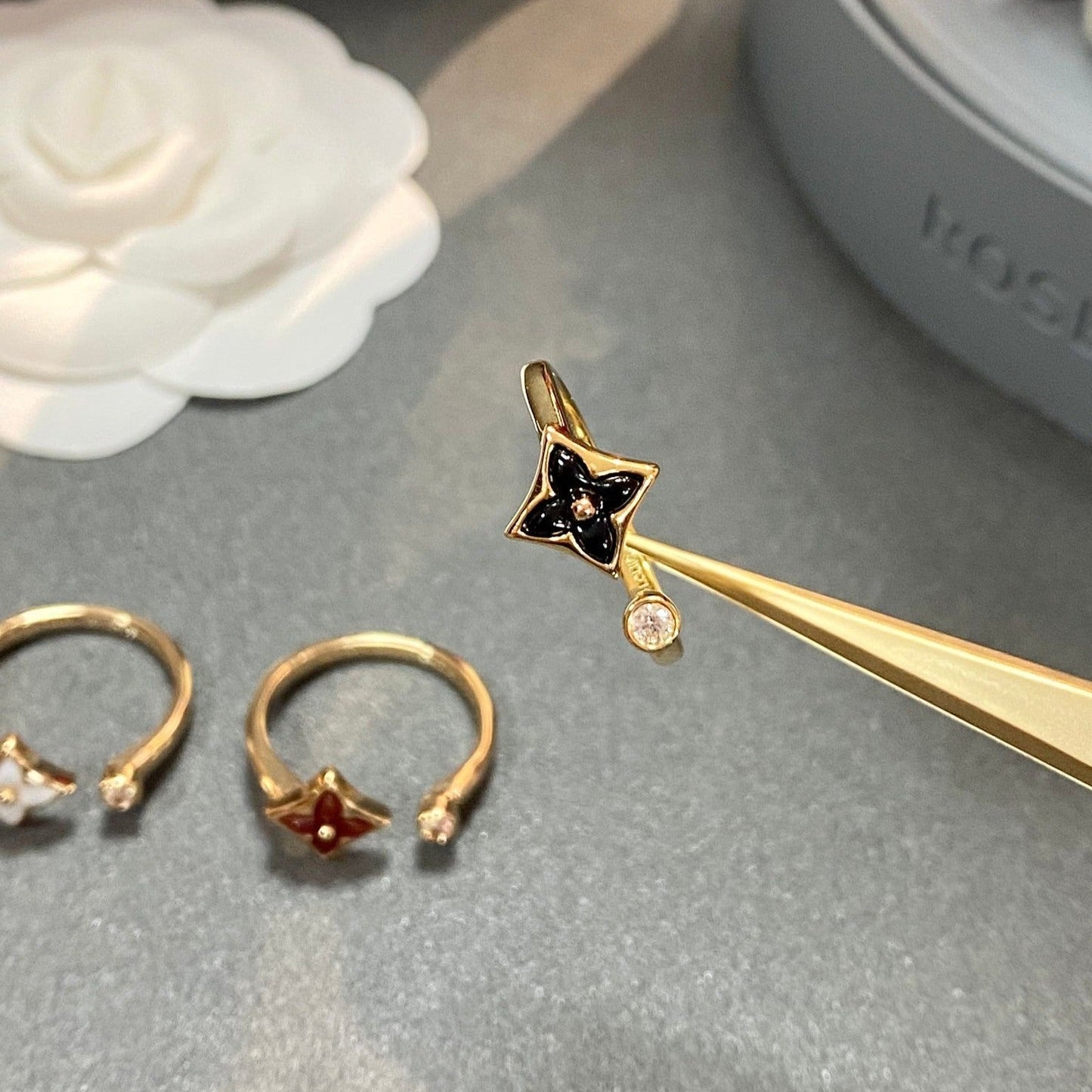 [KELA]STAR 1 DIAMOND OPEN RING
