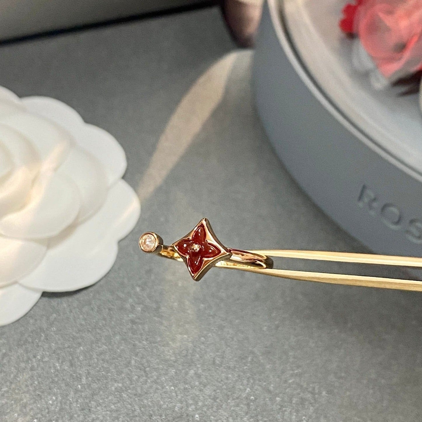 [KELA]STAR 1 DIAMOND OPEN RING