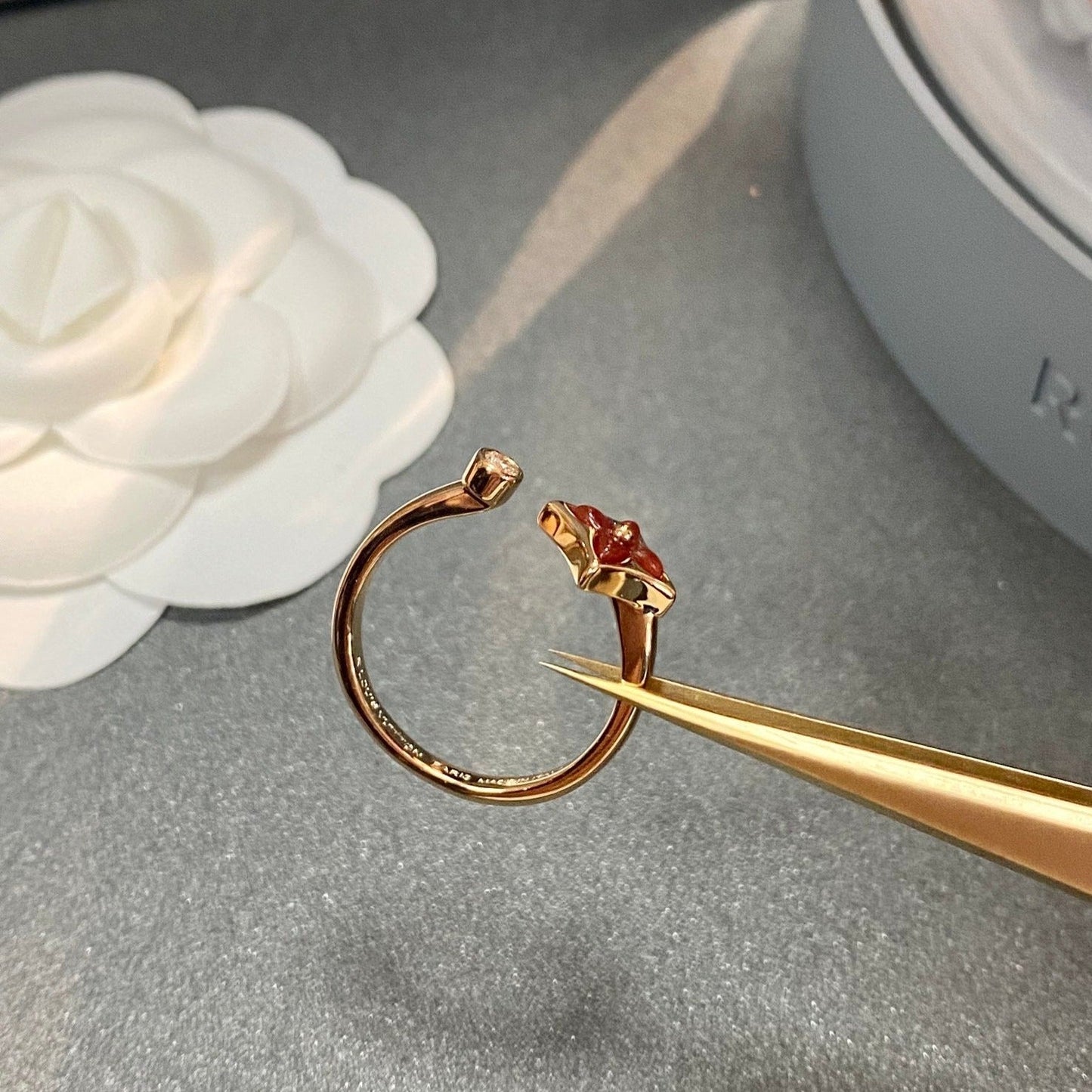 [KELA]STAR 1 DIAMOND OPEN RING