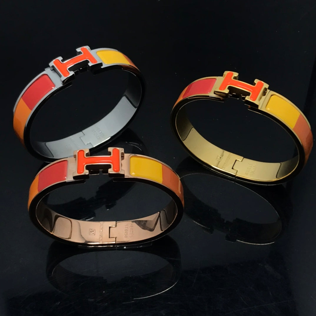 [KELA]H BRACELET ORANGE RAINBOW CERAMIC