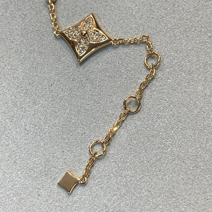 [KELA]STAR AND SUN 4 MOTIFS GOLD DIAMONDS BRACELET