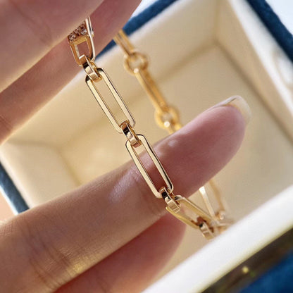 [KELA]CHAINE BRACELET SMALL MODEL DIAMOND