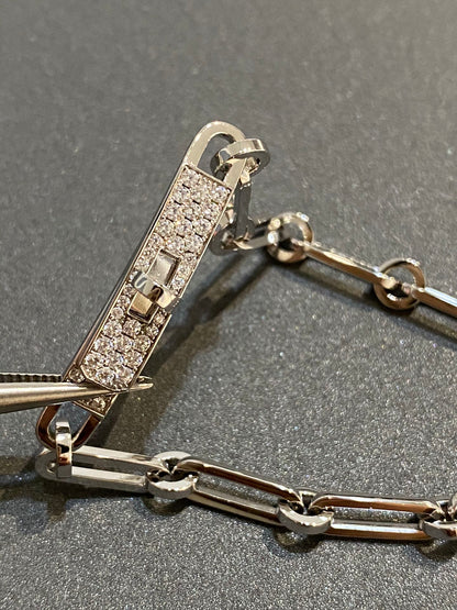 [KELA]CHAINE BRACELET SMALL MODEL DIAMOND