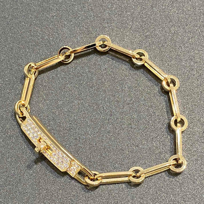 [KELA]CHAINE BRACELET SMALL MODEL DIAMOND