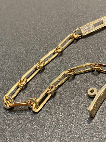 [KELA]CHAINE BRACELET SMALL MODEL DIAMOND