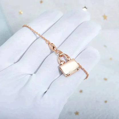[KELA]AMULETTE PEDANT ROSE GOLD NECKLACE