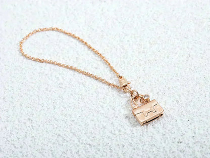 [KELA]AMULETTE PEDANT ROSE GOLD NECKLACE