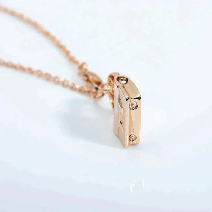 [KELA]AMULETTE PEDANT ROSE GOLD NECKLACE