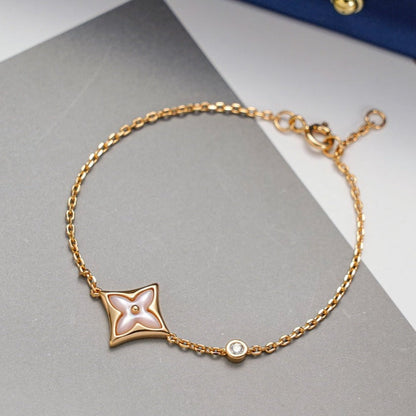 [KELA]STAR 1 DIAMOND ROSE GOLD BRACELET
