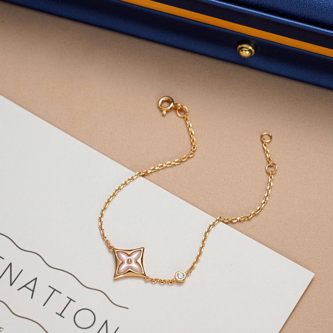 [KELA]STAR 1 DIAMOND ROSE GOLD BRACELET