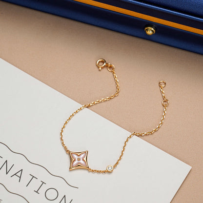 [KELA]STAR 1 DIAMOND ROSE GOLD BRACELET