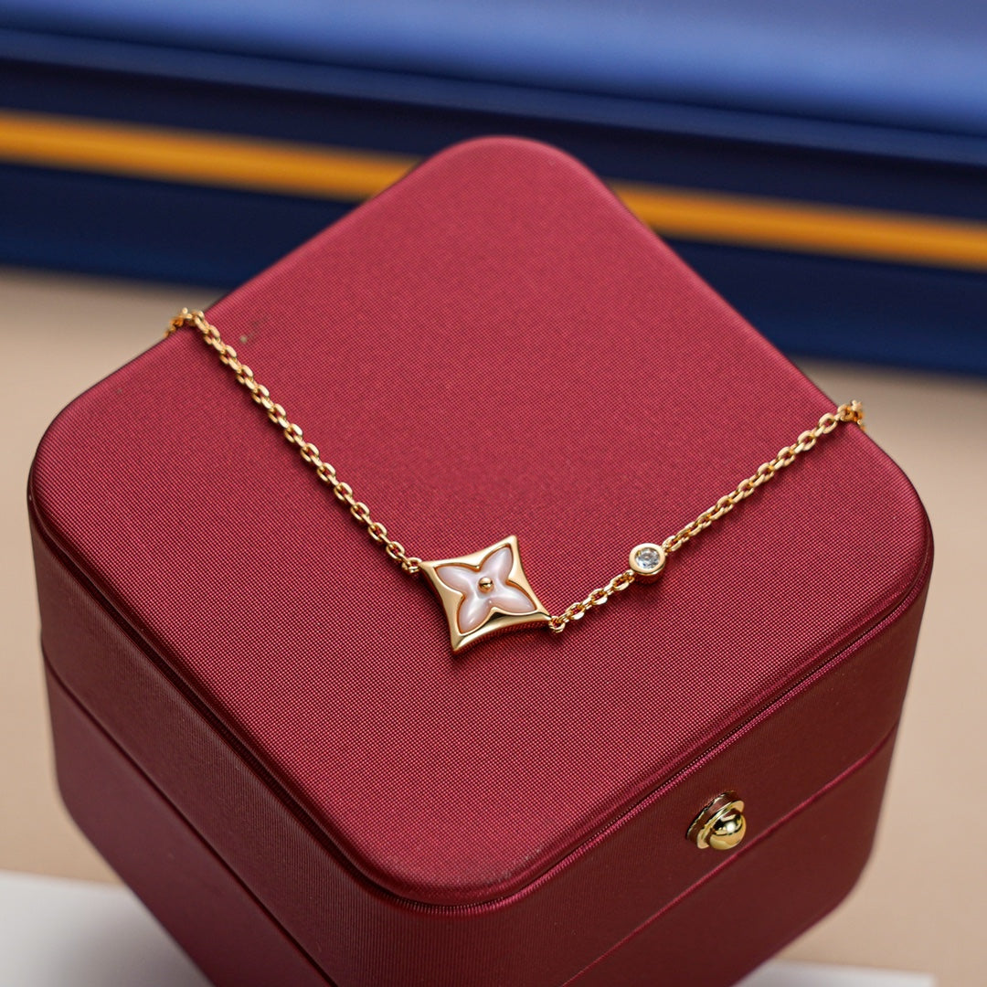 [KELA]STAR 1 DIAMOND ROSE GOLD BRACELET