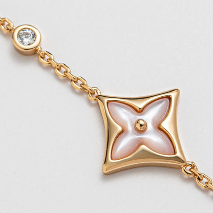 [KELA]STAR 1 DIAMOND ROSE GOLD BRACELET