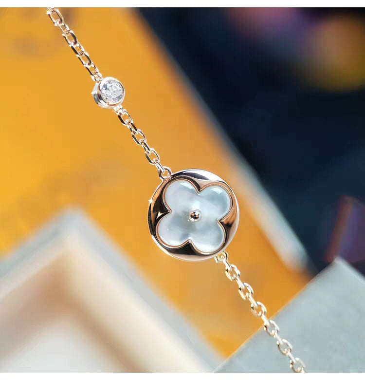 [KELA]SUN MOP GOLD 1 DIAMOND NECKLACE