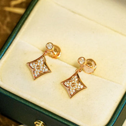 [KELA]STAR DIAMONDS EARRINGS GOLD