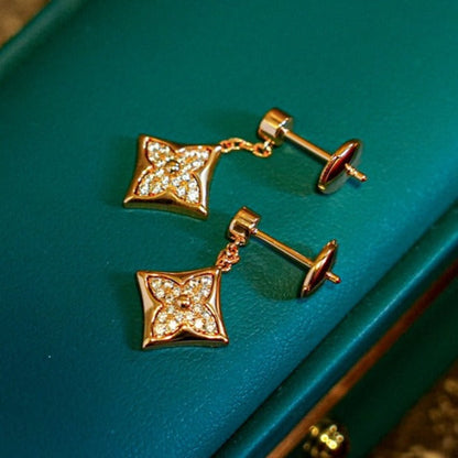 [KELA]STAR DIAMONDS EARRINGS GOLD
