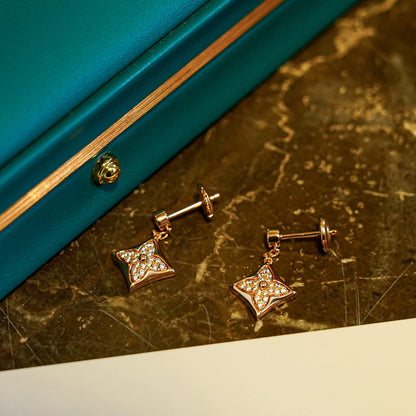 [KELA]STAR DIAMONDS EARRINGS GOLD