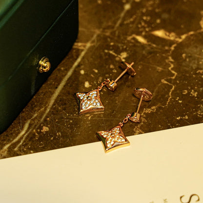 [KELA]STAR DIAMONDS EARRINGS GOLD