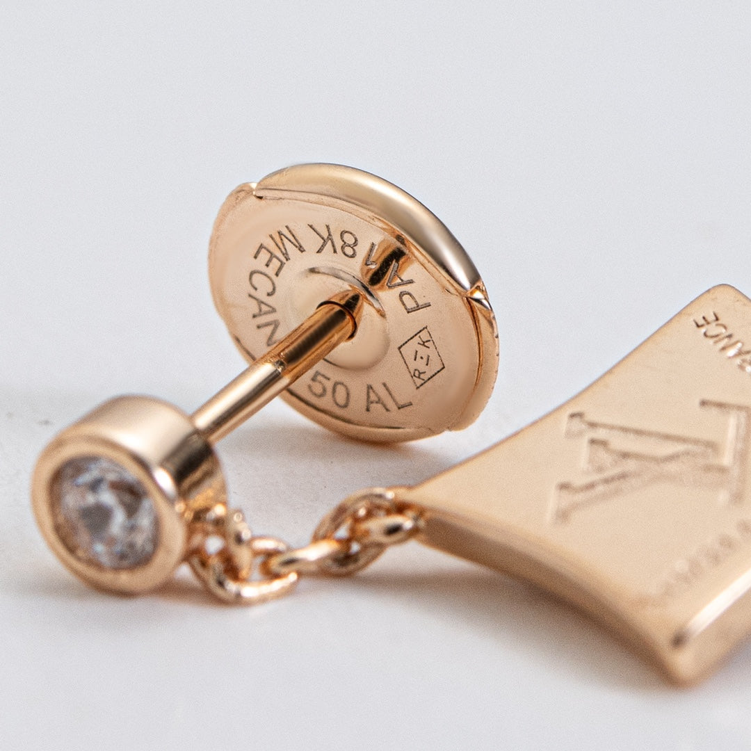 [KELA]STAR DIAMONDS EARRINGS GOLD