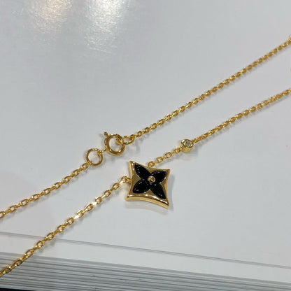[KELA]STAR BLACK MOP NECKLACE