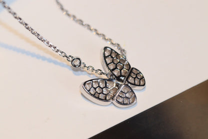 [KELA]BUTTERFLY DIAMOND CHARM NECKLACE