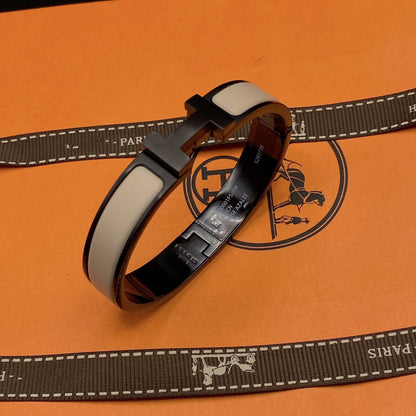 [KELA]H BRACELET 12MM BLACK BEIGE CERAMIC