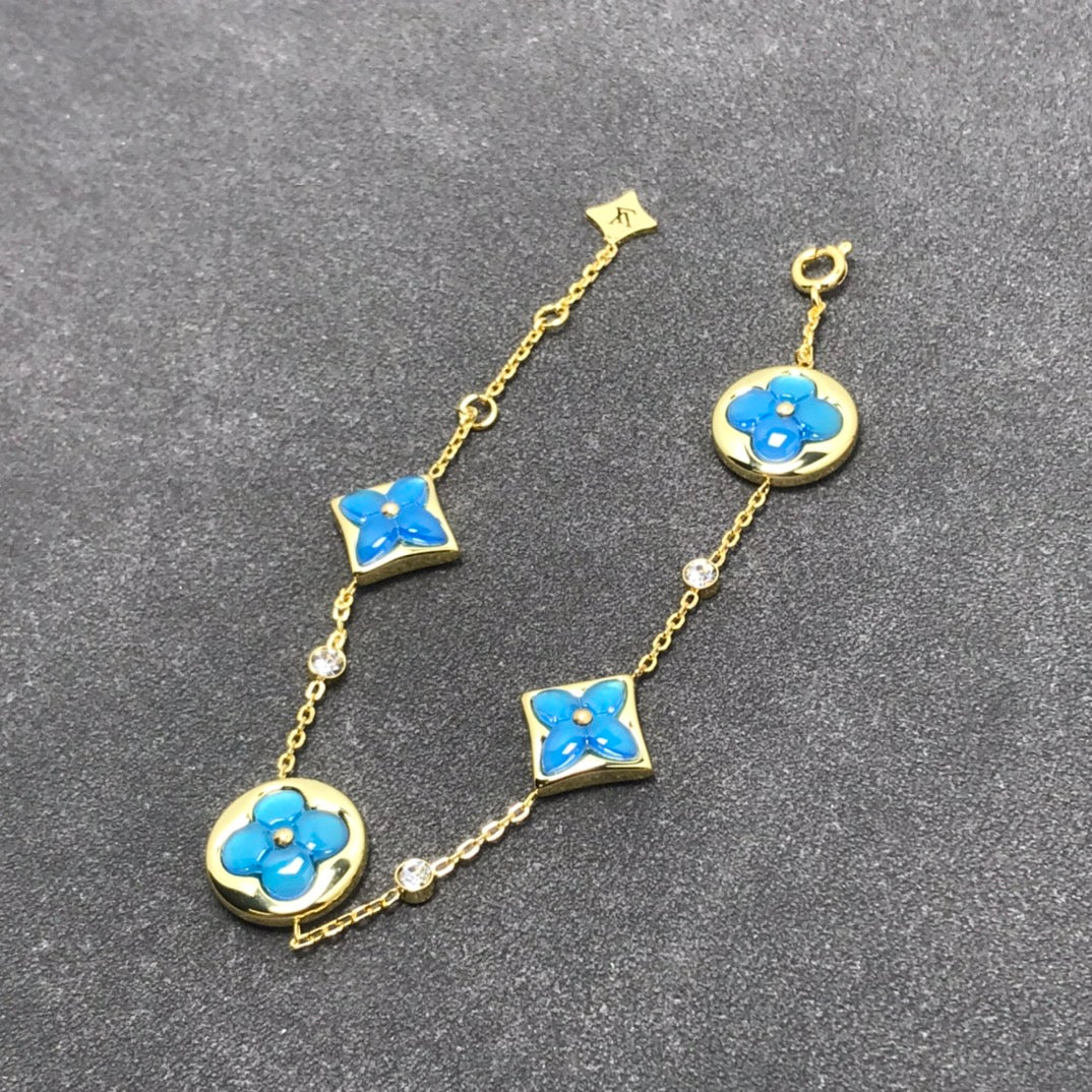 [KELA]STAR AND SUN TURQUOISE 4 MOTIFS 3 DIAMONDS