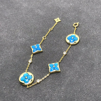 [KELA]STAR AND SUN TURQUOISE 4 MOTIFS 3 DIAMONDS