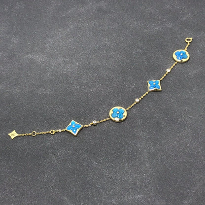 [KELA]STAR AND SUN TURQUOISE 4 MOTIFS 3 DIAMONDS