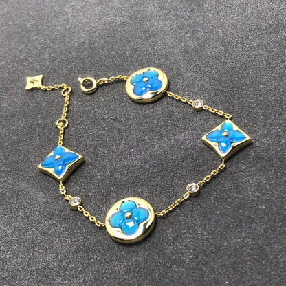 [KELA]STAR AND SUN TURQUOISE 4 MOTIFS 3 DIAMONDS