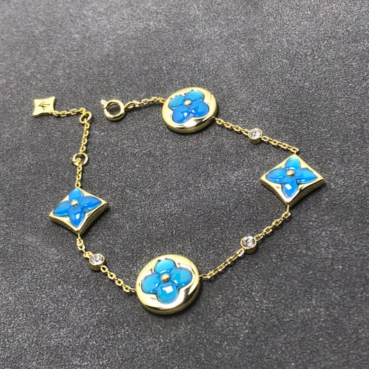 [KELA]STAR AND SUN TURQUOISE 4 MOTIFS 3 DIAMONDS