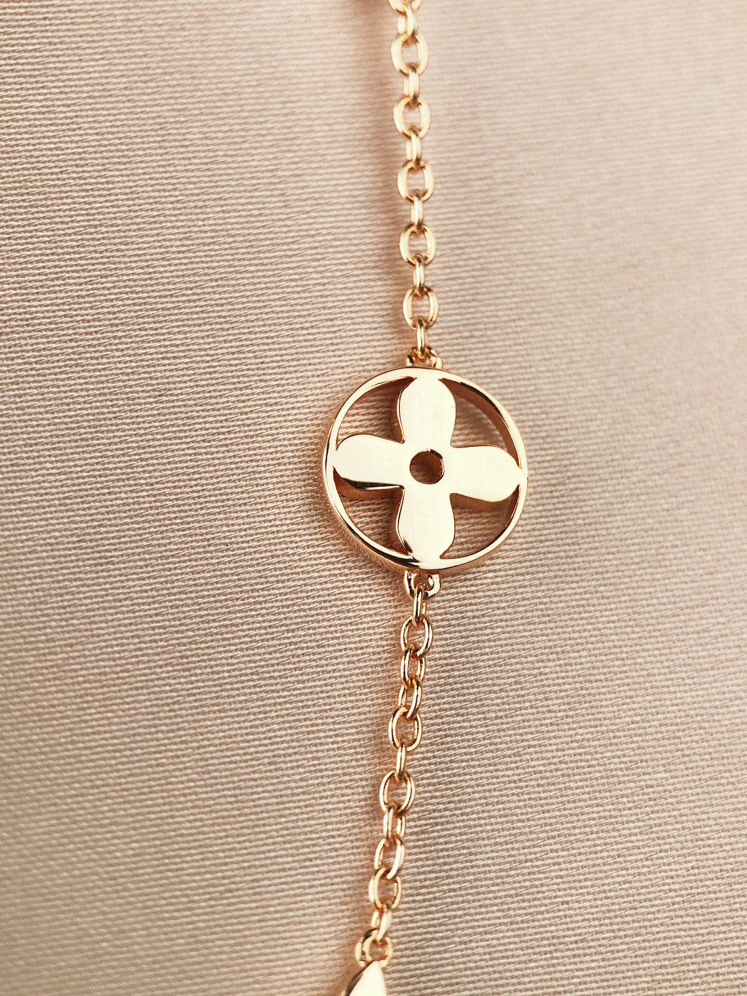 [KELA]STAR AND SUN 7 MOTIFS GOLD BRACELET