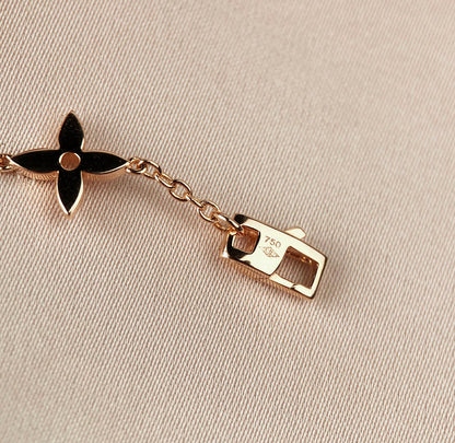 [KELA]STAR AND SUN 7 MOTIFS GOLD BRACELET