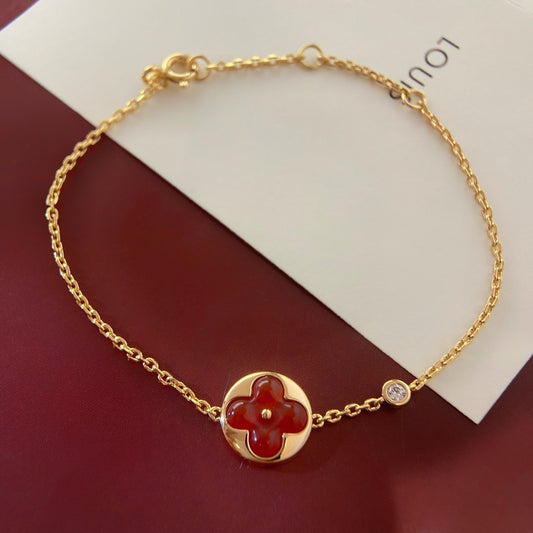 [KELA]SUN PEDANT CARNELIAN BRACELET
