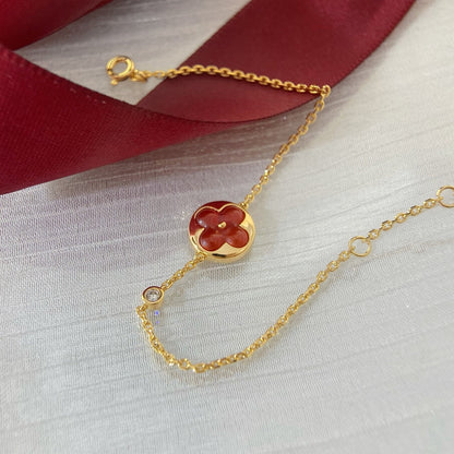 [KELA]SUN PEDANT CARNELIAN BRACELET