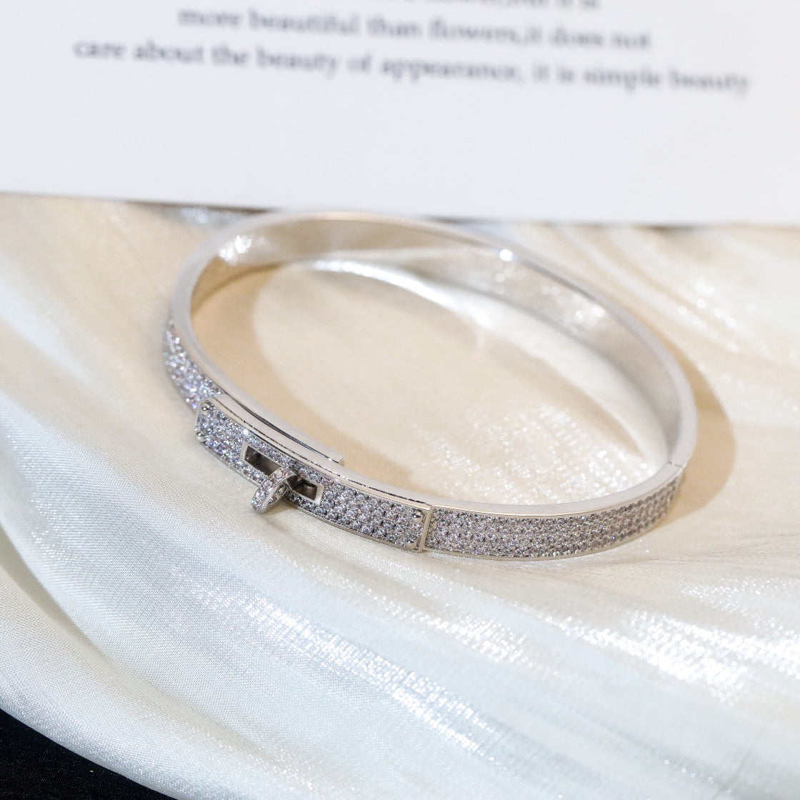 [KELA]KELLY BRACELET DIAMOND PAVED