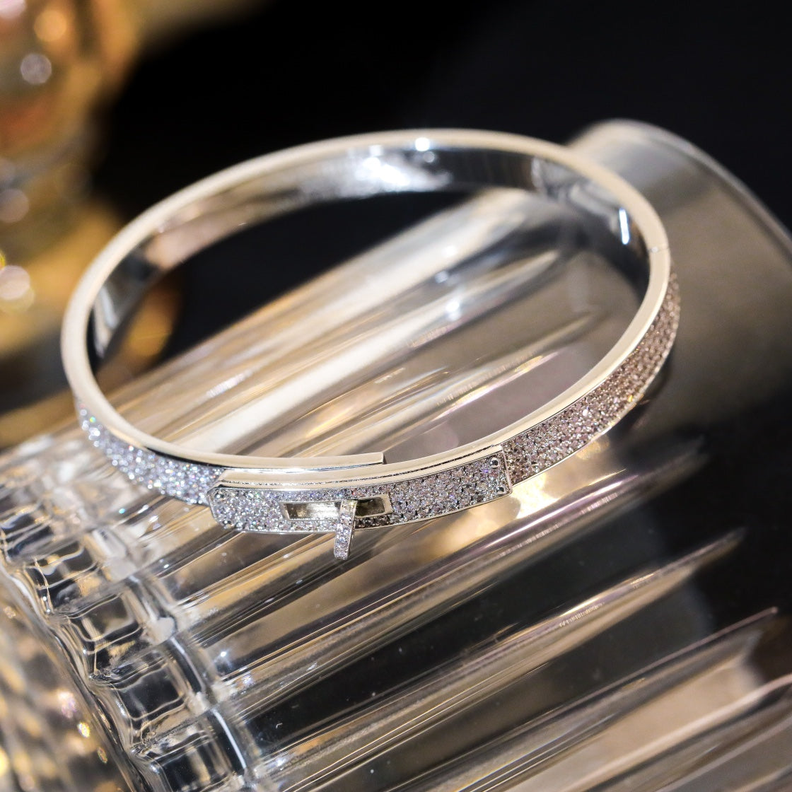 [KELA]KELLY BRACELET DIAMOND PAVED