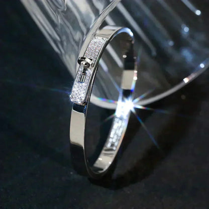 [KELA]KELLY SILVER DIAMOND BRACELET