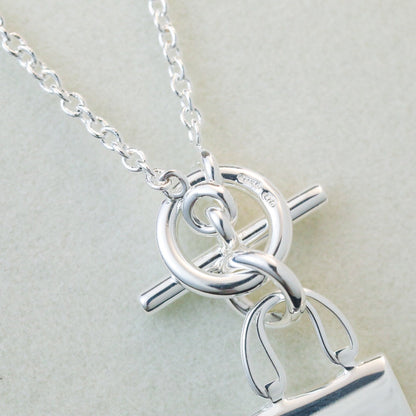 [KELA]POP H PEDANT SILVER NECKLACE