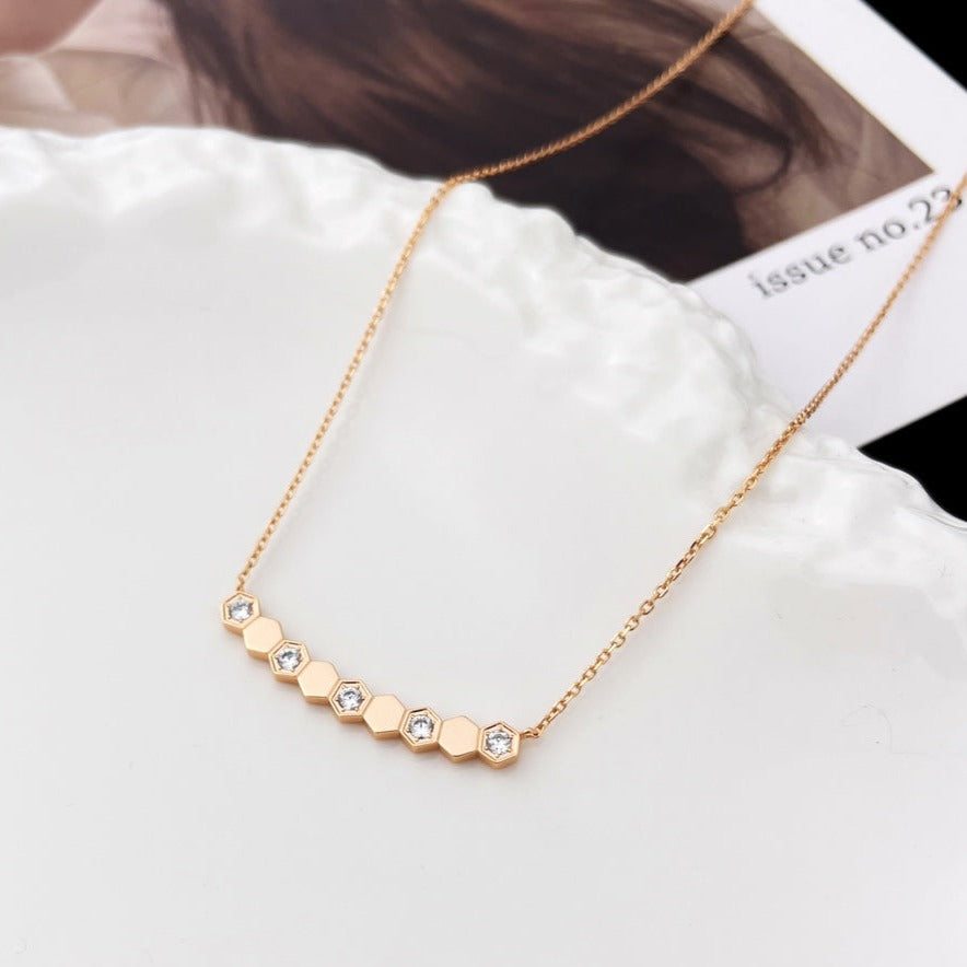 [KELA]BEE MY LOVE DIAMOND NECKLACE