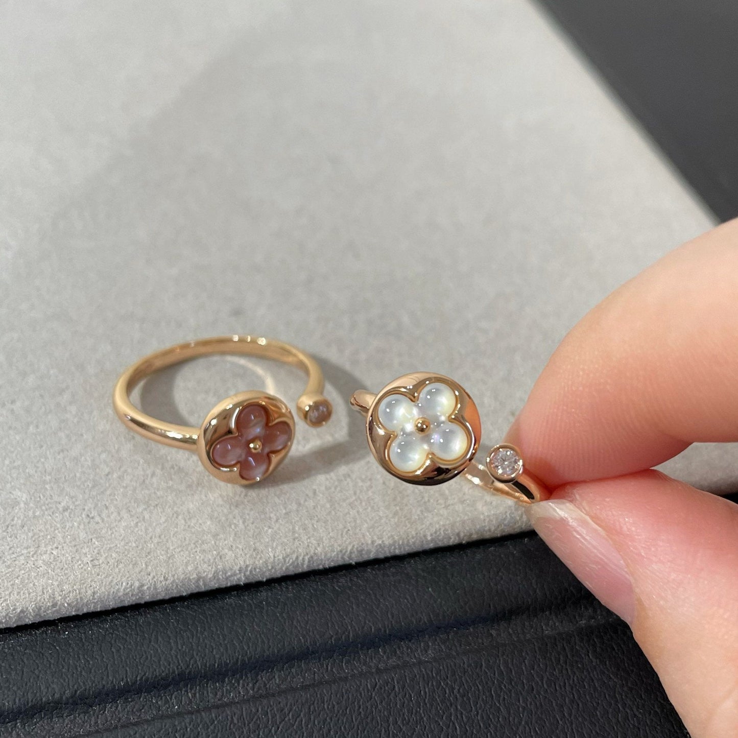 [KELA]SUN 1 DIAMOND PINK MOP RING