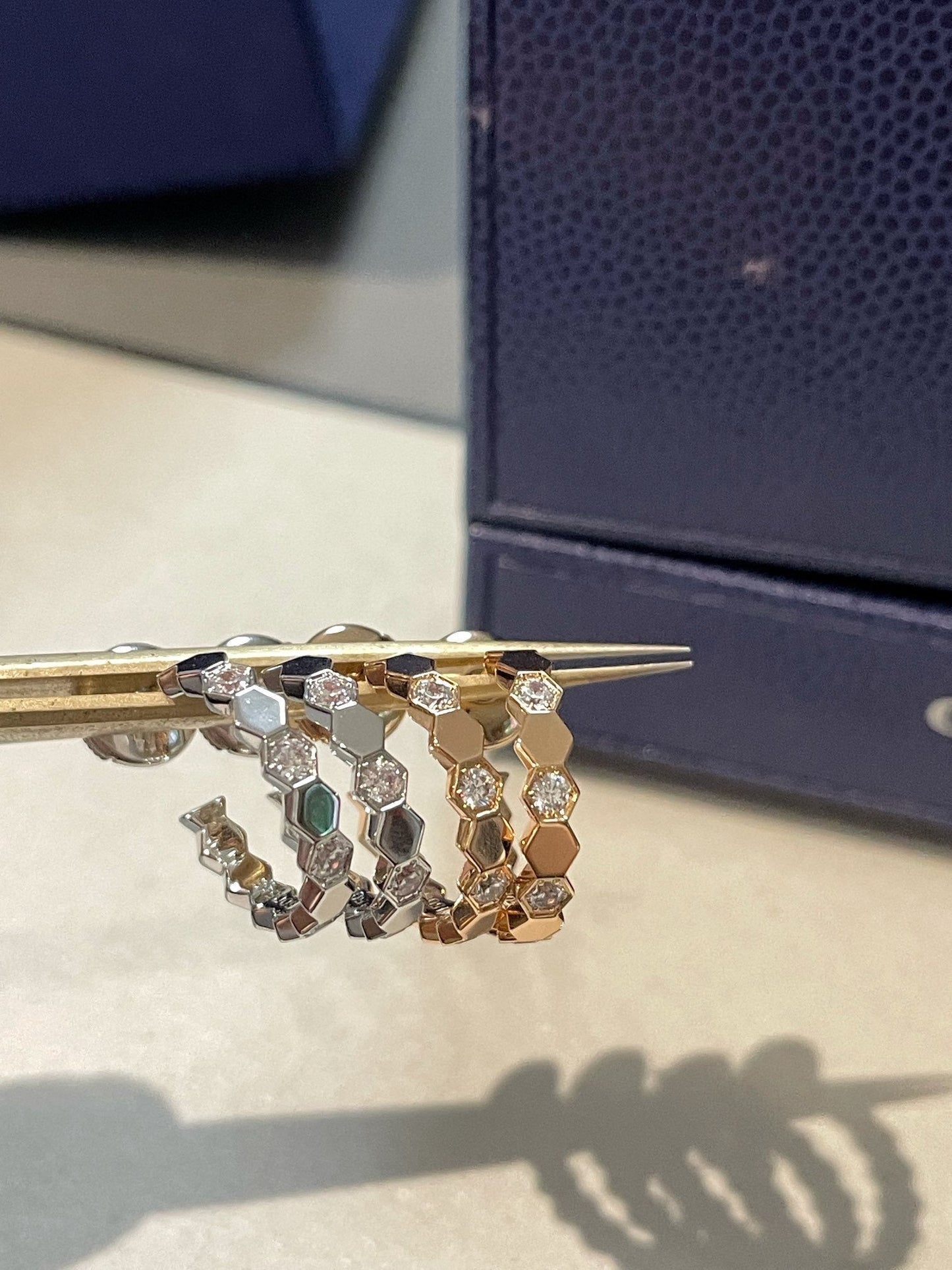 [KELA]Hollow Design Four-Leaf Clover Flower Shape Ring