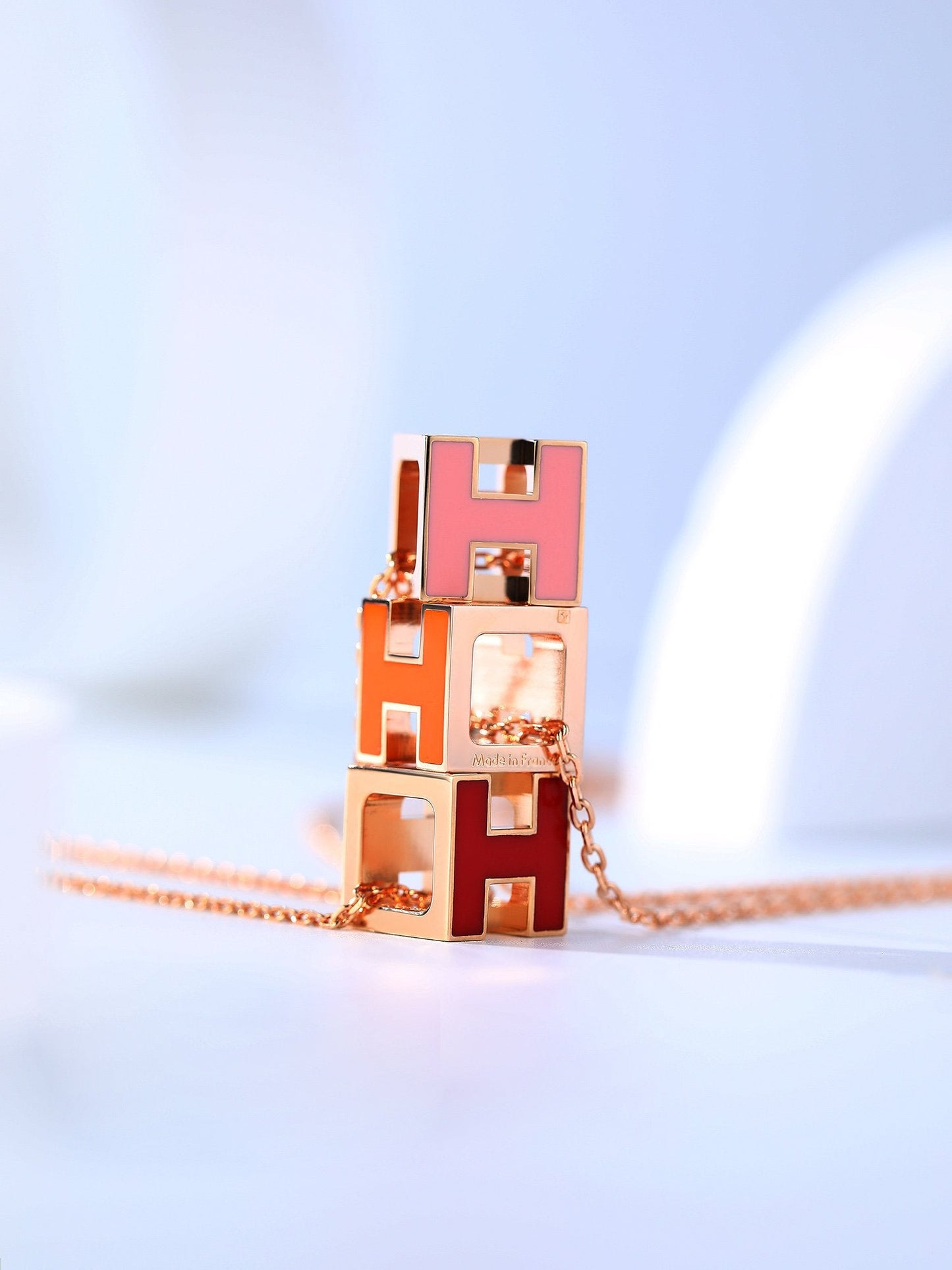 [KELA]H CAGE ROSE GOLD NECKLACE