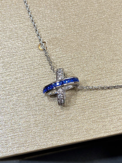 [KELA]LIENS DIAMOND SILVER NECKLACE