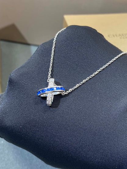 [KELA]LIENS DIAMOND SILVER NECKLACE