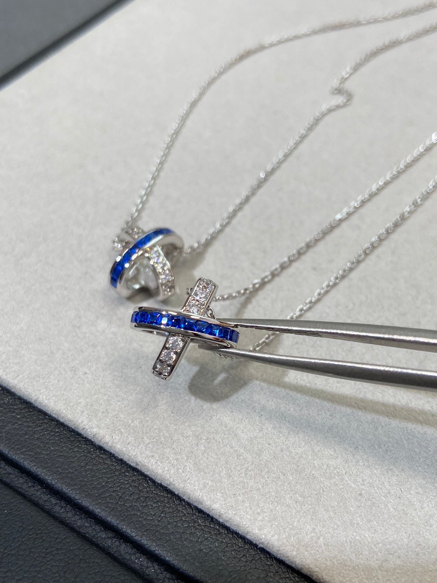 [KELA]LIENS DIAMOND SILVER NECKLACE