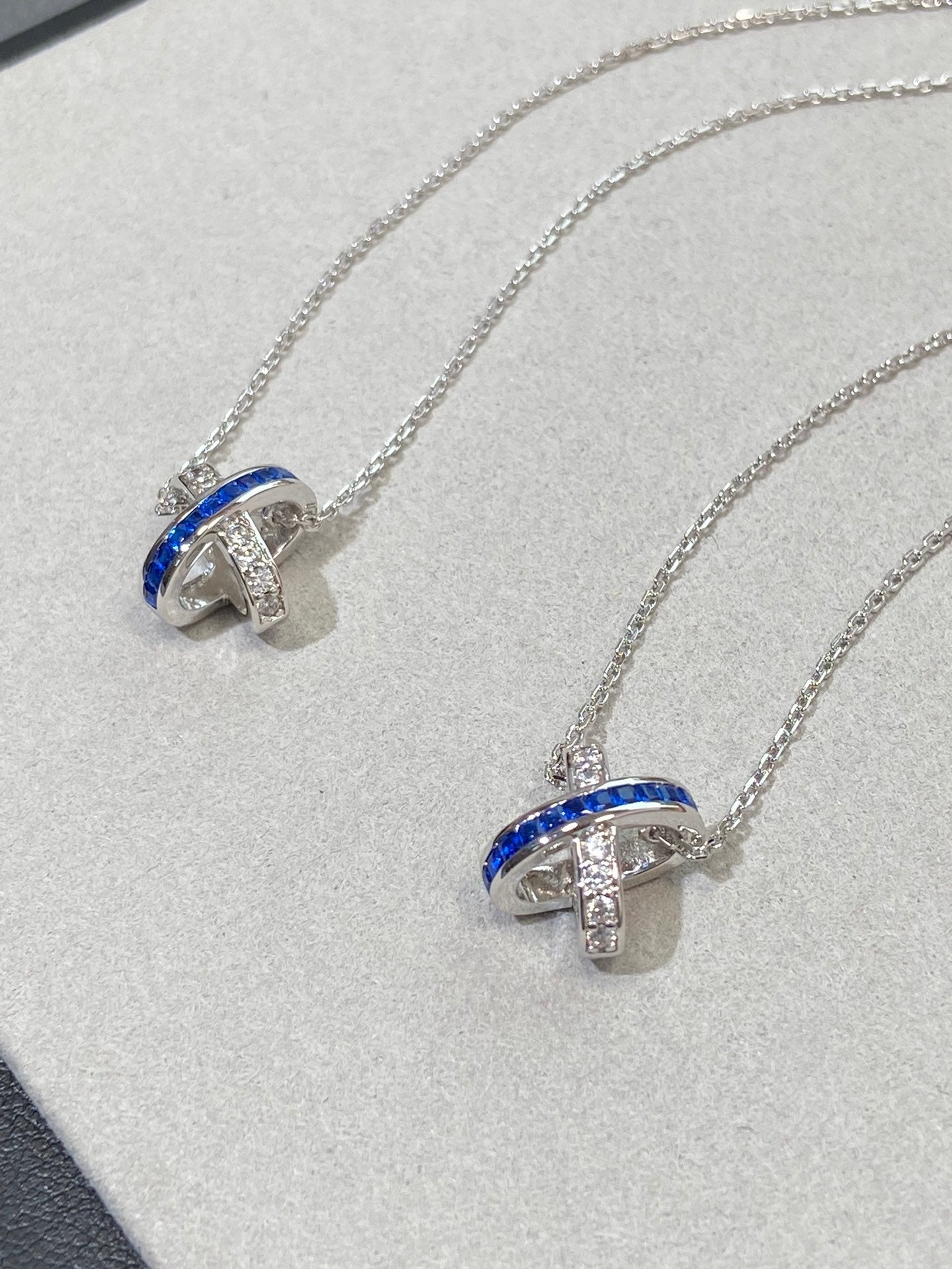 [KELA]LIENS DIAMOND SILVER NECKLACE