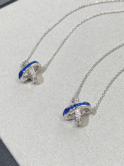 [KELA]LIENS DIAMOND SILVER NECKLACE