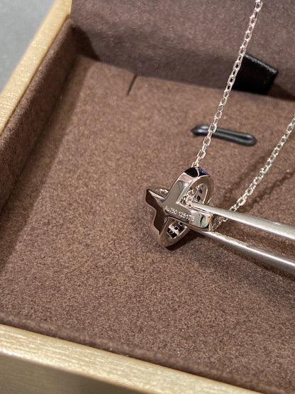 [KELA]LIENS DIAMOND SILVER NECKLACE
