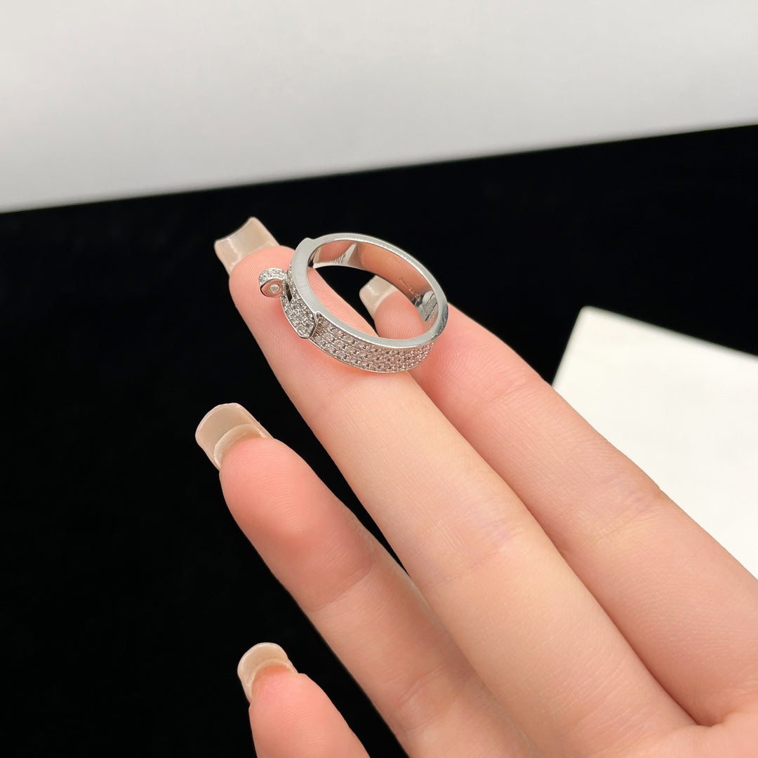 [KELA]KELLY SILVER DIAMOND RING